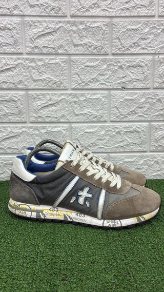 Scarpe Premiata uomo grigie bianche