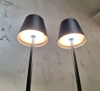 Coppia Lampade da Tavolo Ricaricabili USB