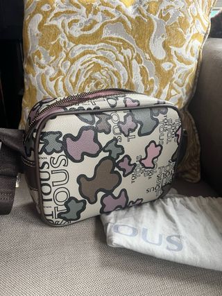 Bolso bandolera Tous marrón multicolor