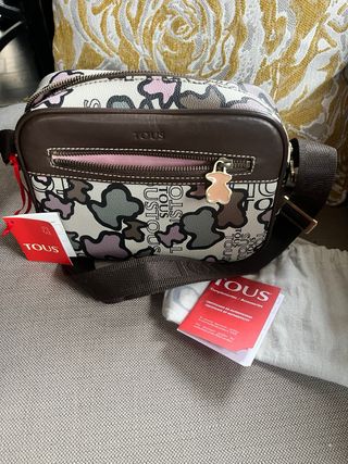 Bolso bandolera Tous marrón multicolor