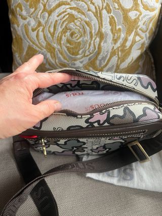 Bolso bandolera Tous marrón multicolor