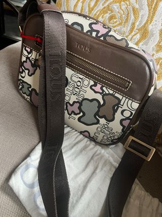 Bolso bandolera Tous marrón multicolor