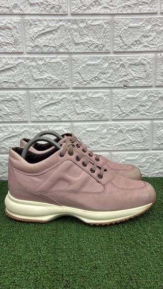 Scarpe Hogan donna rosa beige difetto in foto
