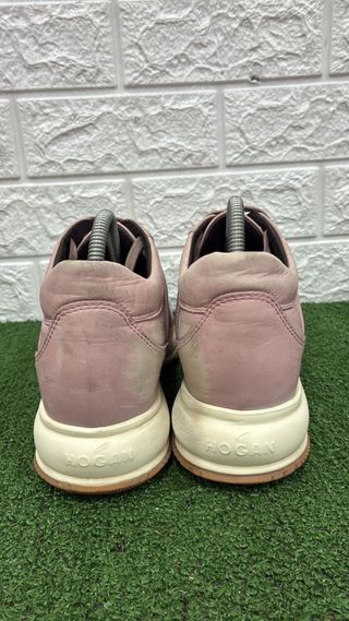 Scarpe Hogan donna rosa beige difetto in foto