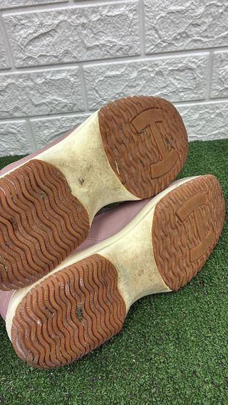 Scarpe Hogan donna rosa beige difetto in foto