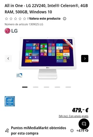 LG All In One PC FULL HD