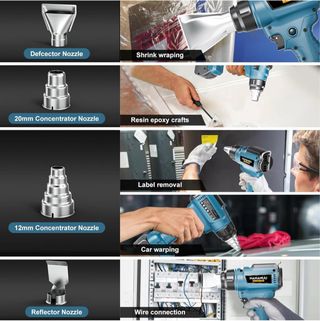 Pistola Aire Caliente Inalámbrica 18V