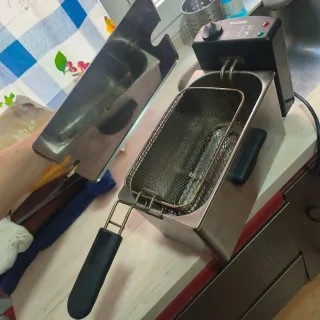 Freidora Eléctrica Acero Inoxidable