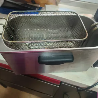 Freidora Eléctrica Acero Inoxidable