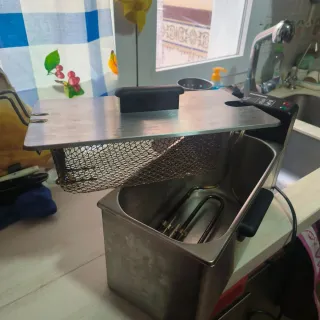 Freidora Eléctrica Acero Inoxidable