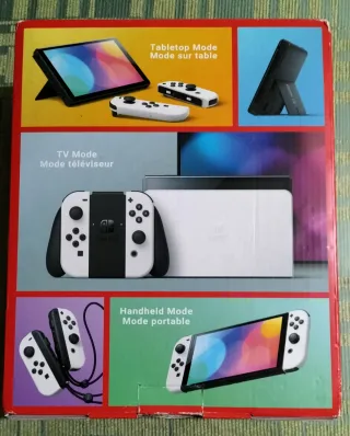 Nintendo Switch OLED + 128GB MicroSD