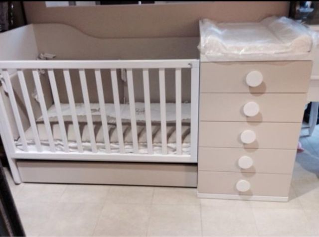 Cuna convertible en cama