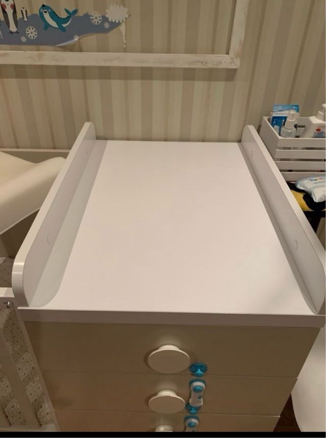 Cuna convertible en cama