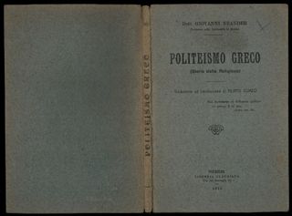 POLITEISMO GRECO STORIA DELLA RELIGIONE Autografo