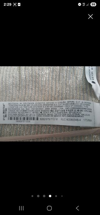 Top lentejuelas asimétrico dorado/plateado