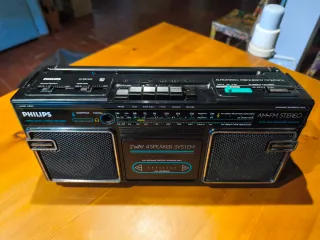 Radio Cassette Philips D8061 AM/FM Stereo
