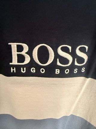 Polo Hugo Boss Talla M Rayas Azules