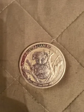 Moneta Koala Australiano 2021 Argento