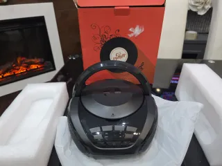 Reproductor CD Portátil Negro/Gris