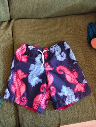 Bañador niño estampado caballitos de mar