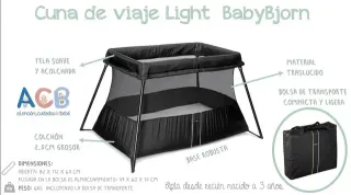 Cuna de viaje BabyBjorn Light