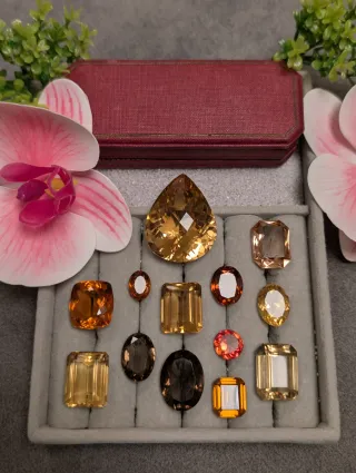 Lote piedras preciosas naturales