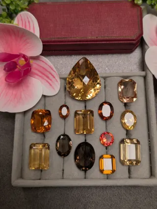 Lote piedras preciosas naturales