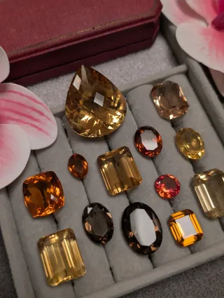 Lote piedras preciosas naturales