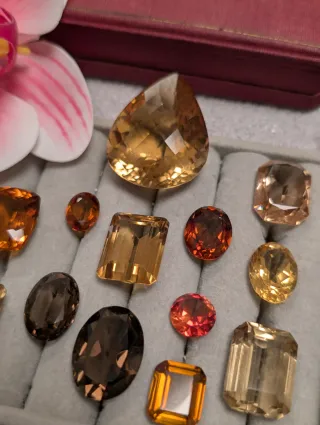 Lote piedras preciosas naturales