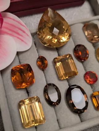 Lote piedras preciosas naturales