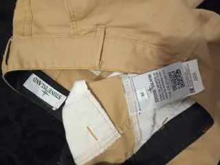 Stone Island Pantalón Corto Beige