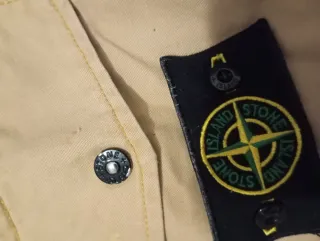 Stone Island Pantalón Corto Beige
