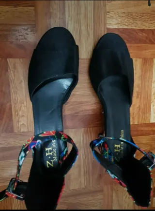 Sandalias Talla 40 Flores