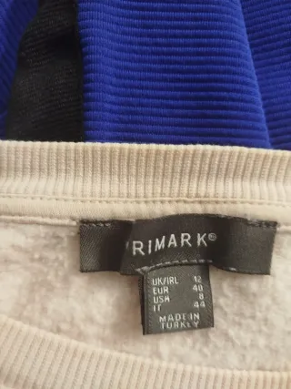 Sudadera rosa Primark perlas talla S