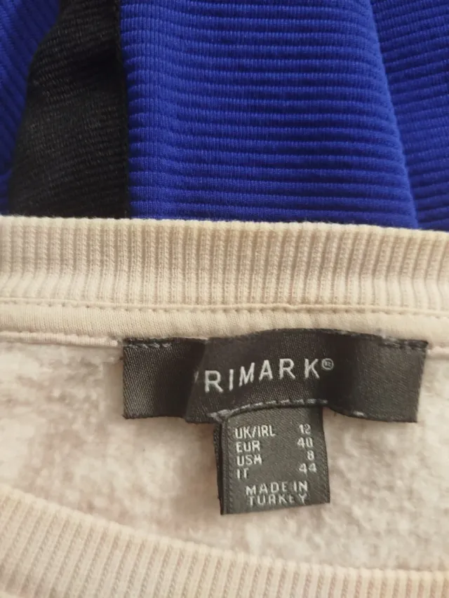 Sudadera rosa Primark perlas talla S