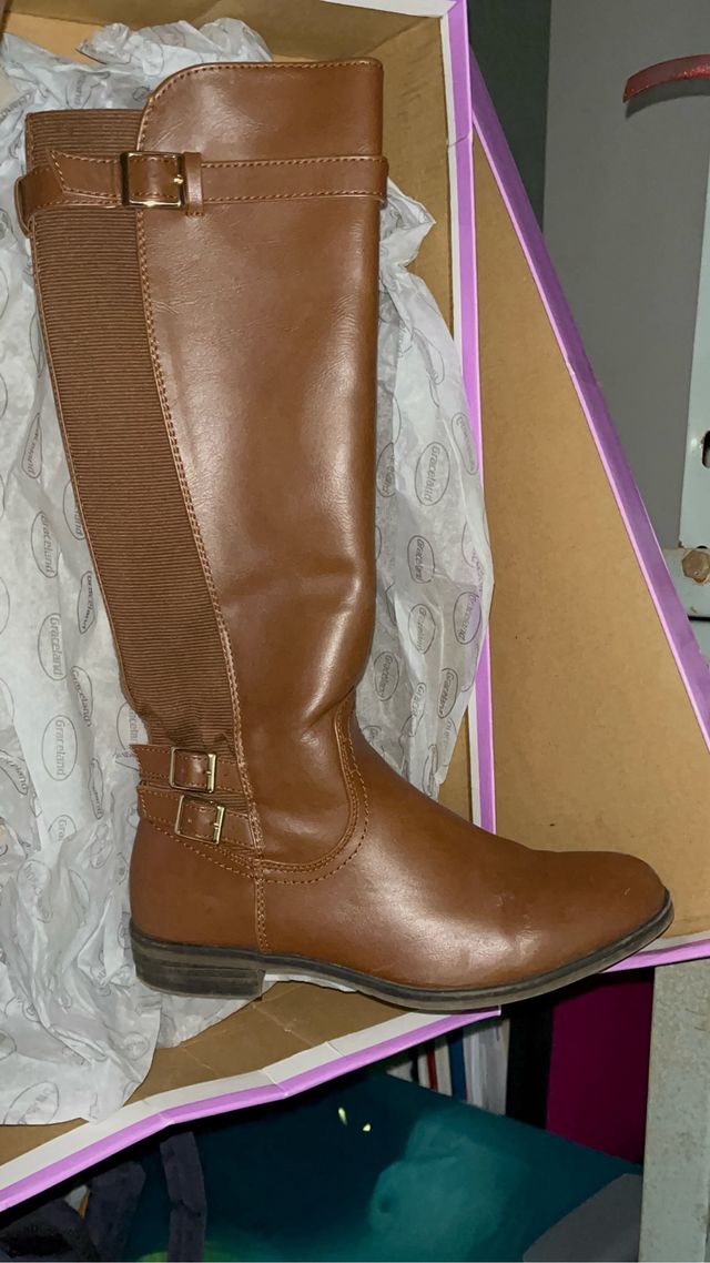 Botas altas marrones