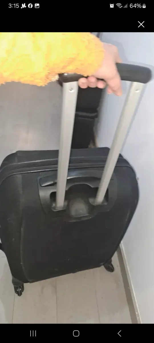 Maleta Grande Samsonite Negra con Ruedas