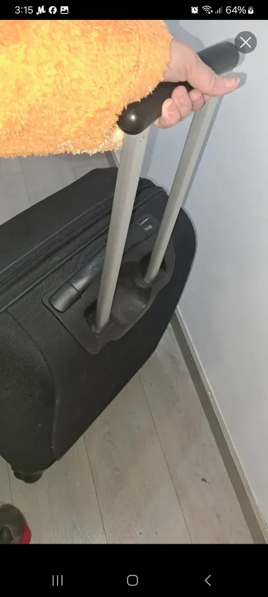 Maleta Grande Samsonite Negra con Ruedas