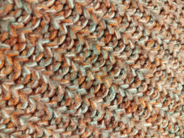 Jersey de punto gris y rosa