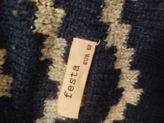 Chaqueta tejida multicolor