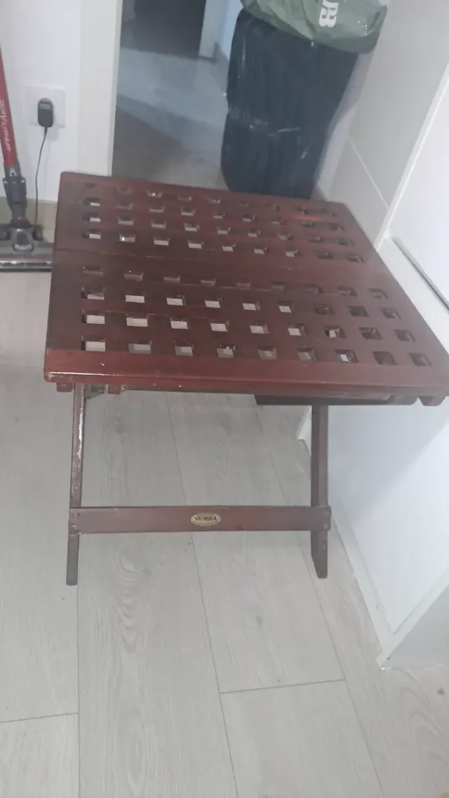 Mesa plegable de madera teka