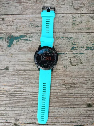 Orologio Garmin Smartwatch Turchese Nero