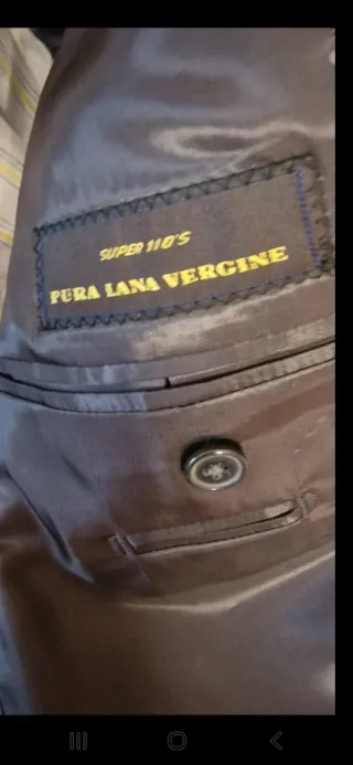 Traje de caballero gris