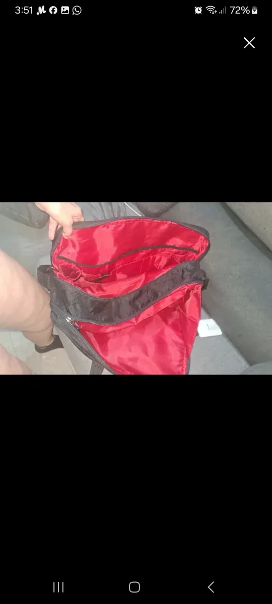 Mochila portátil o multiusos negra