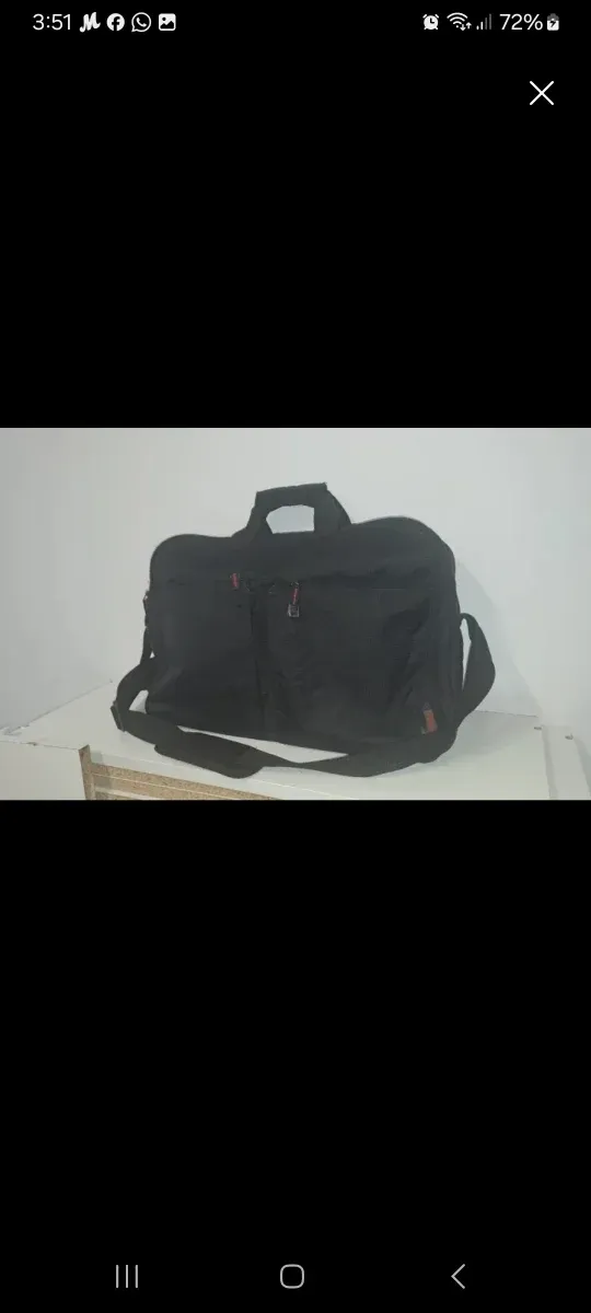 Mochila portátil o multiusos negra