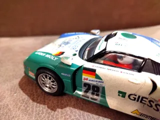 SCALEXTRIC SLOT PORSCHE 911 GT1 EFECTO SUCIO NUEVO