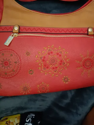 Bolso Bossanova Mujer Rojo,Marrón Nuevo bandolera.