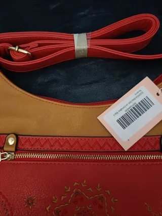 Bolso Bossanova Mujer Rojo,Marrón Nuevo bandolera.