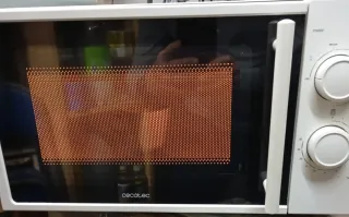 Microondas Cecotec Blanco de encimera.