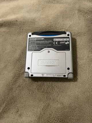 Nintendo Game Boy Advance SP Plata